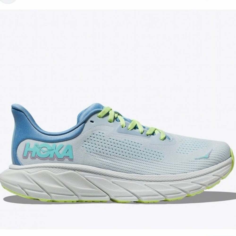 HOKA Arahi 7 Women’s Running Shoes Size 8B Frost Blue Glow Stability Sneakers